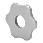 Шестиконечная звезда (ламель) с твердосплавными наконечниками Ø60х20х6